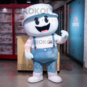 White Candy Box mascotte...