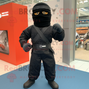 Black Ninja mascotte...