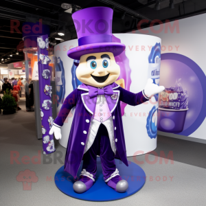 Purple Ring Master maskot...