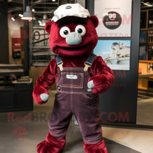 Maroon armbånd maskot...
