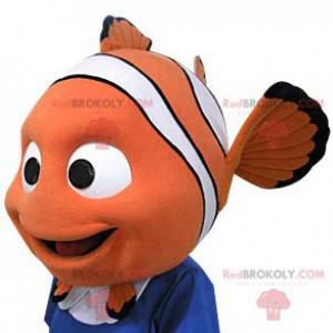 Mascotte van Nemo. Nemo-vormige hoofdmascotte - Redbrokoly.com