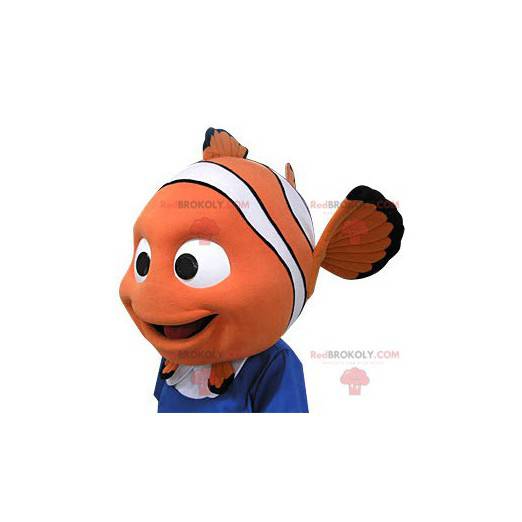 Mascota de Nemo. Mascota de cabeza en forma de nemo -