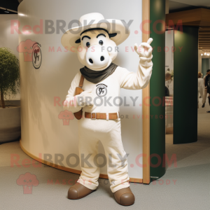 Creme Horseshoe maskot...
