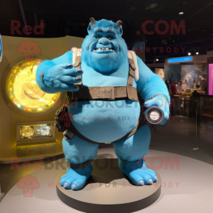 Sky Blue Ogre mascotte...