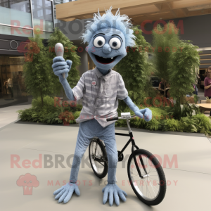 Silver Unicyclist maskot...