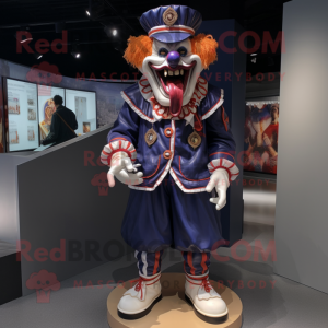 Navy Evil Clown mascotte...