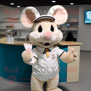 Cream Mouse mascotte...