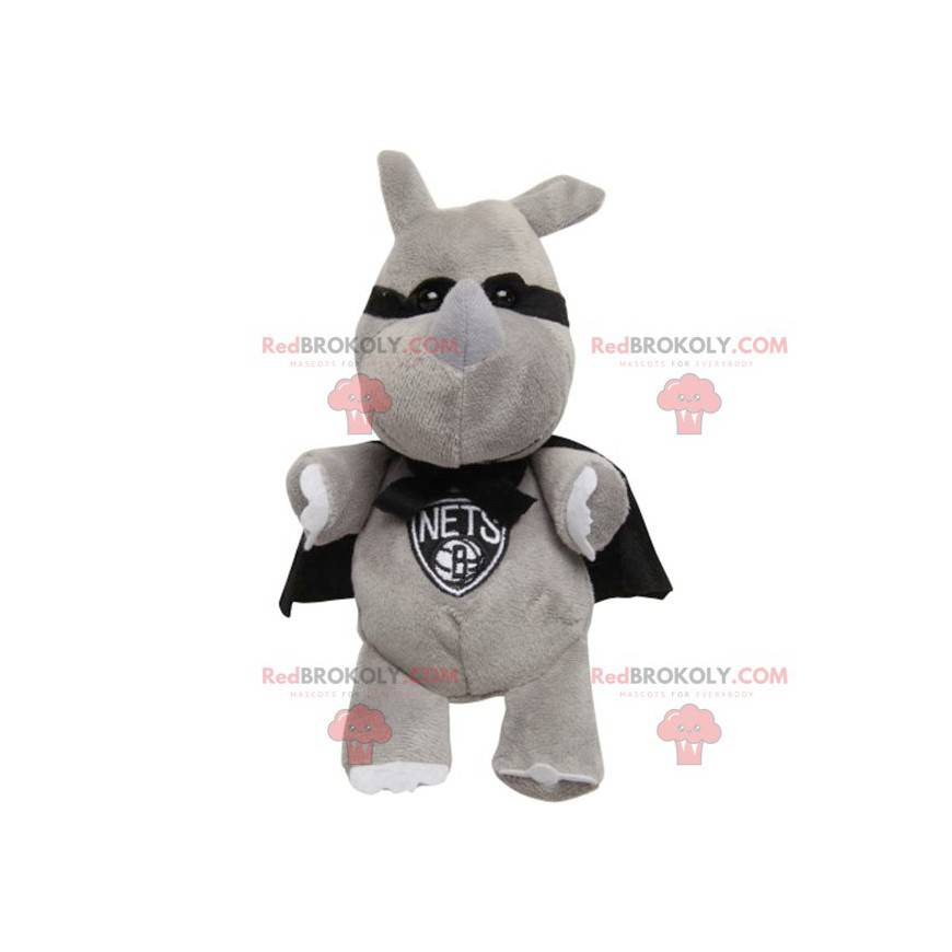 Mascota del conejo enmascarado con una capa - Redbrokoly.com