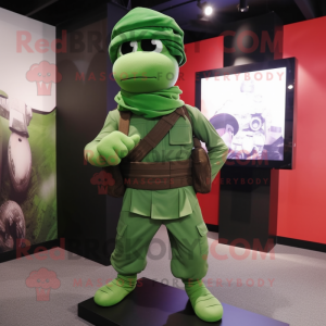 Green Commando mascotte...