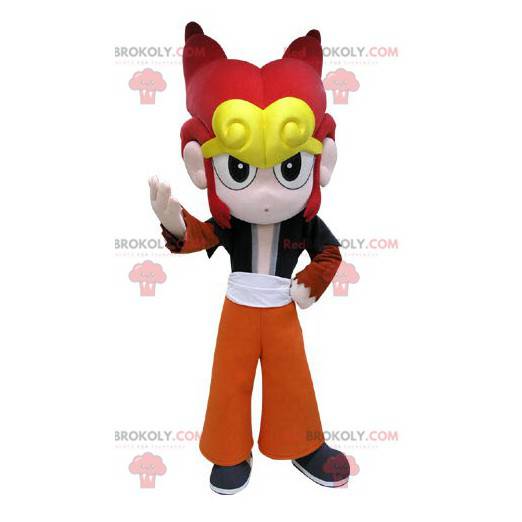 Futuristic character mascot. Video game mascot - Redbrokoly.com