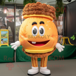 Peach Hamburger maskot...
