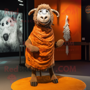 Postava maskota Rust Sheep...