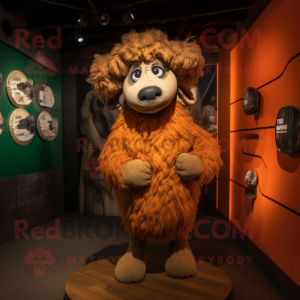 Rust Sheep mascotte kostuum...