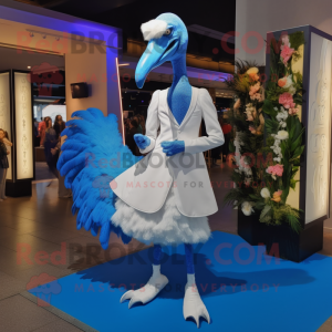 Blue Flamingo mascotte...