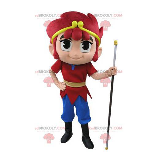 Maskottchen der Videospielfigur. Fantastisches Maskottchen -