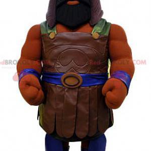 Mascote gladiador soldado bronzeado - Redbrokoly.com