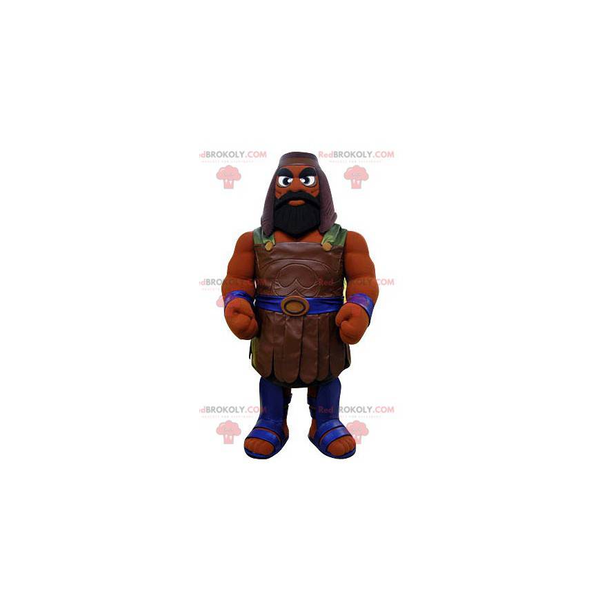 Gladiator mascot tanned soldier - Redbrokoly.com