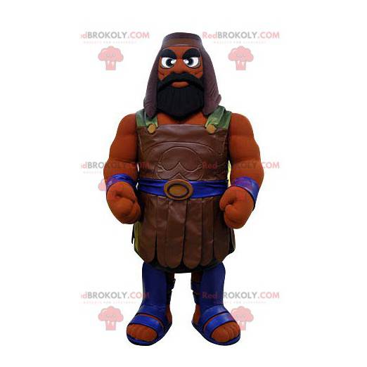 Gladiator Maskottchen gebräunt Soldat - Redbrokoly.com