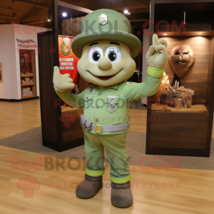 Olive Fire Fighter maskot...