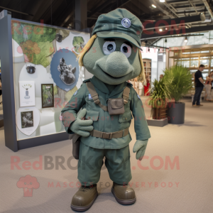 Silver Green Beret mascotte...