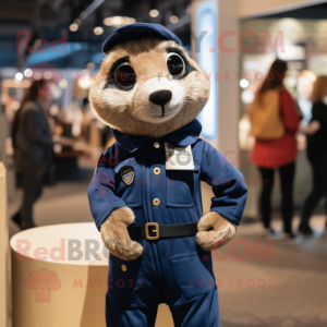 Navy Meerkat mascotte...