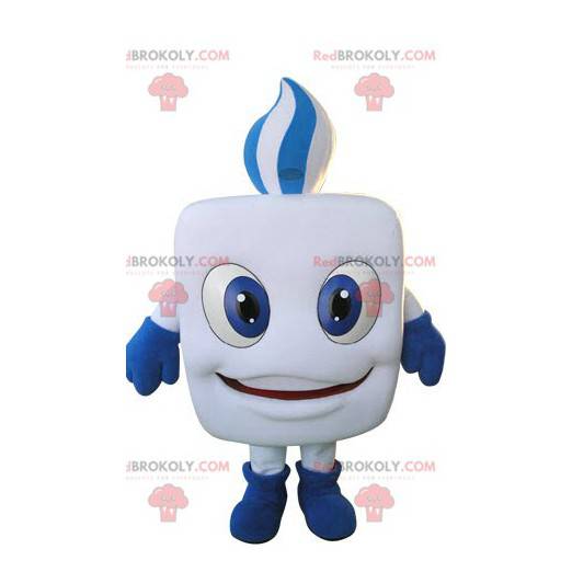 Chewing gum white tooth mascot - Redbrokoly.com