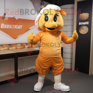 nan Butter Chicken mascot costume character dressed with a Joggers and Tie pins