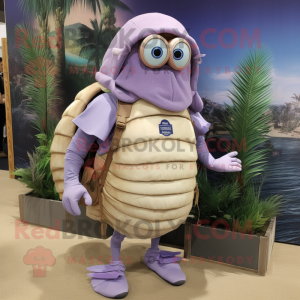 Lavendel Trilobite maskot...