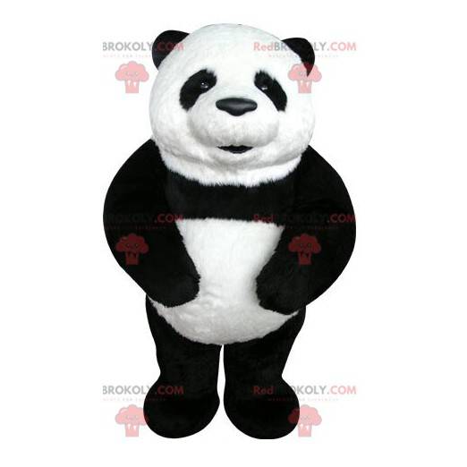 Mascotte panda bianco e nero molto bella e realistica -