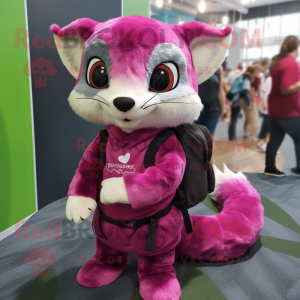 Magenta Civet mascotte...