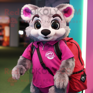 Magenta Civet maskot...