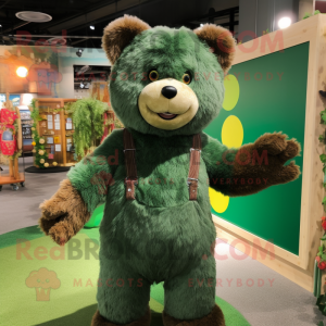 Green Bear mascotte kostuum...