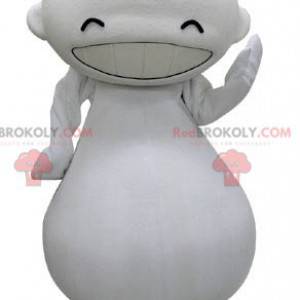 Mascot gran hombre blanco mirando riendo - Redbrokoly.com