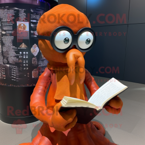 Rust Squid maskot kostume...