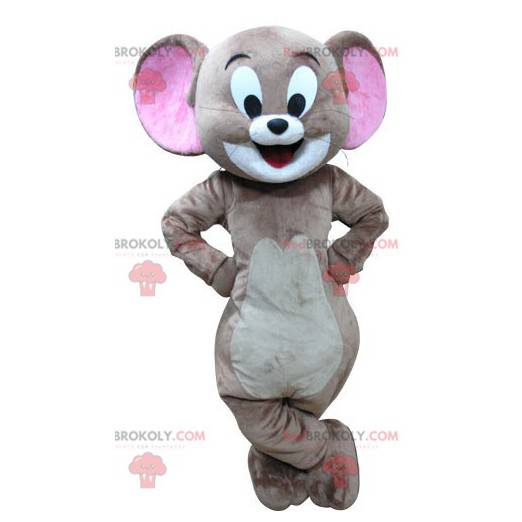 Mascot Jerry the famous mouse from the cartoon Tom and Jerry -