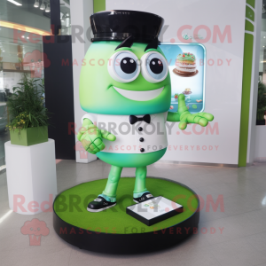 Zielony tort weselny w...