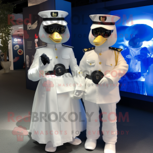 Maskottchen kostüm der Navy...