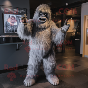 Silver Sasquatch mascotte...