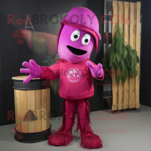 Magenta Scarecrow mascotte...