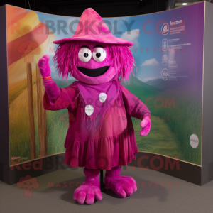 Magenta Scarecrow mascotte...