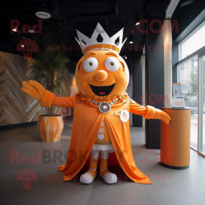 Orange King Maskottchen...