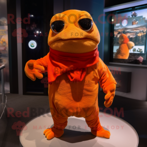 Orange Frog mascotte...