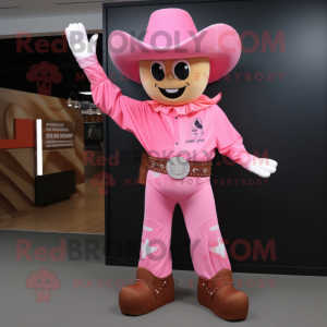 Pink Cowboy mascotte...