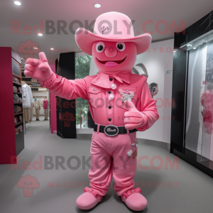 Pink Cowboy mascotte...