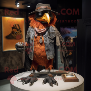 Rust Crow maskot kostume...