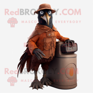 Rust Crow mascotte kostuum...