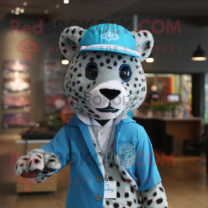 Cyan Leopard mascotte...