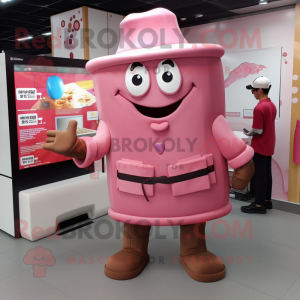 Pink Chocolate Bar mascotte...