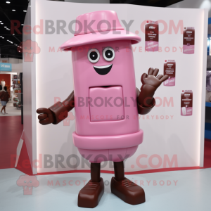 Pink Chocolate Bar mascotte...