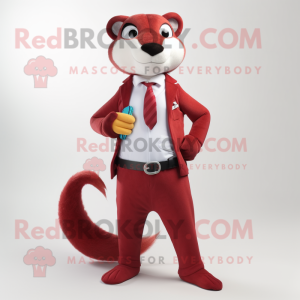 Maroon Weasel mascotte...